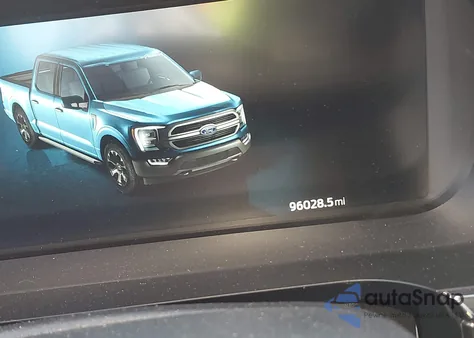 2022 Ford F-150 Lariat из США, поврежденный, VIN 1FTEW1C86NKD31124